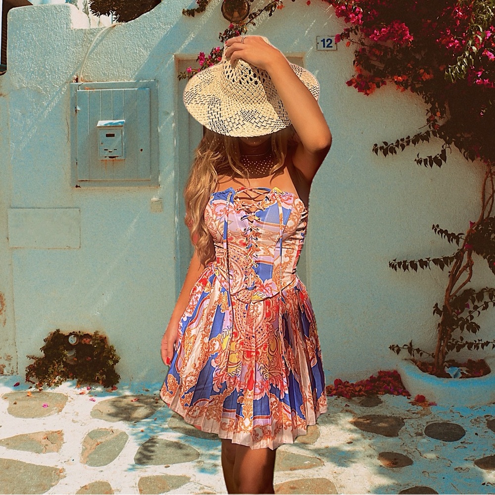 Baroque Corset & Skort Set